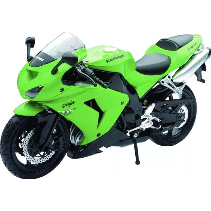 ○LENNYRAY Moto Kawasaki Ninja Zx-10r Verde 1:12 Newray
